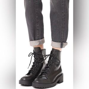 Kenzo Pike Leather Lace Up Combat Boots - Sz. 39 - NWT